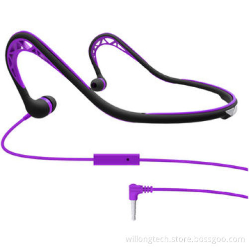 Waterproof/Dust-proof/Sweat-proof Neckband Earphones with 32 Ohms Impedance, TPE Soft Materials